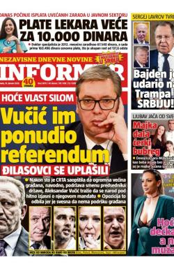 Informer - broj 3879, 15. jan 2025.