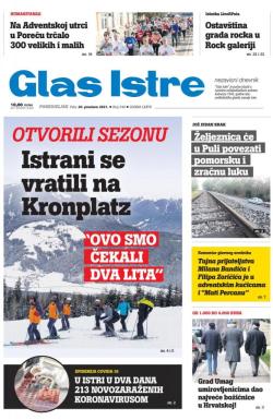 Glas Istre - broj 350, 20. dec 2021.