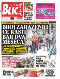 Blic - broj 8750, 9. jul 2021.