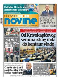 Dnevne novine - broj 2853, 3. dec 2020.