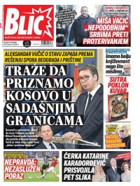 Blic - broj 8149, 25. okt 2019.