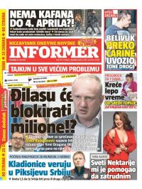 Informer - broj 2710, 22. mar 2021.