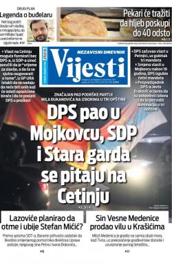 Vijesti - broj 8499, 6. dec 2021.