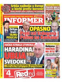 Informer - broj 2566, 29. sep 2020.