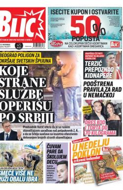 Blic - broj 8177, 22. nov 2019.