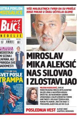 Blic - broj 8580, 17. jan 2021.