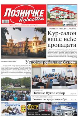 Lozničke novosti - broj 443, 9. sep 2016.