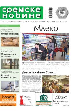 Sremske Novine - broj 2713, 27. feb 2013.