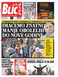 Blic - broj 8533, 27. nov 2020.