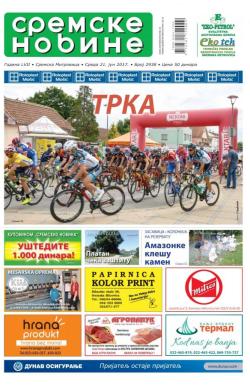 Sremske Novine - broj 2938, 21. jun 2017.