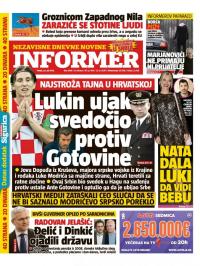 Informer - broj 1898, 20. jul 2018.