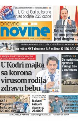 Dnevne novine - broj 2650, 7. apr 2020.