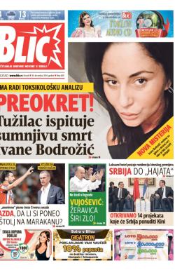 Blic - broj 6411, 16. dec 2014.