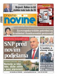 Dnevne novine - broj 2521, 5. nov 2019.