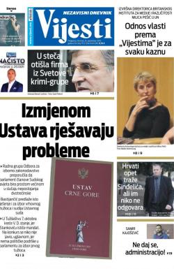 Vijesti - broj 7712, 26. sep 2019.