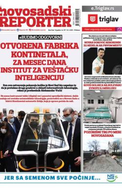 Novosadski reporter - broj 317, 12. mar 2021.