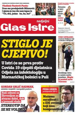 Glas Istre - broj 355, 27. dec 2020.