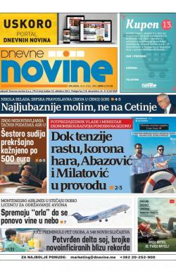 Dnevne novine - broj 3074, 18. avg 2021.