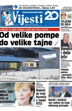 Vijesti - broj 7125, 9. feb 2018.