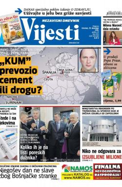 Vijesti - broj 6744, 29. dec 2016.