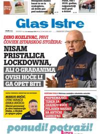 Glas Istre - broj 325, 25. nov 2020.