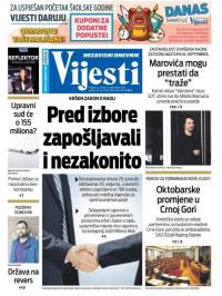 Vijesti - broj 8060, 15. sep 2020.