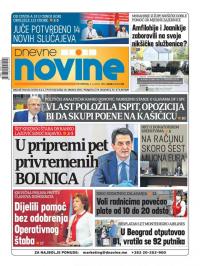 Dnevne novine - broj 2646, 2. apr 2020.