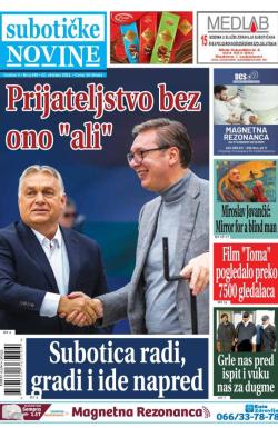 Nove Subotičke novine - broj 240, 22. okt 2021.