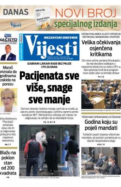 Vijesti - broj 8139, 3. dec 2020.