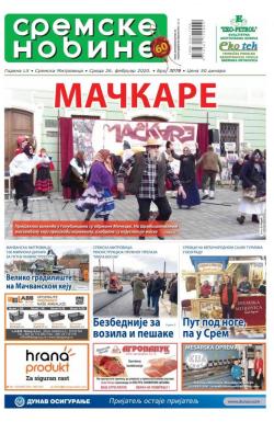 Sremske Novine - broj 3078, 26. feb 2020.