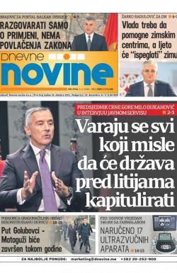 Dnevne novine - broj 2597, 5. feb 2020.