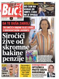 Blic - broj 7359, 10. avg 2017.