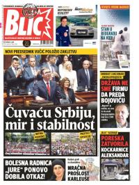 Blic - broj 7289, 1. jun 2017.