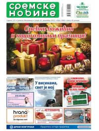 Sremske Novine - broj 3069, 25. dec 2019.