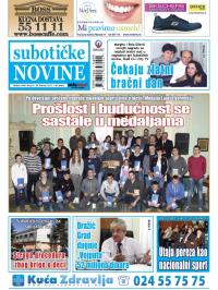 Nove Subotičke novine - broj 8, 20. feb 2015.