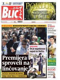 Blic - broj 6613, 13. jul 2015.