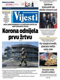 Vijesti - broj 7889, 23. mar 2020.