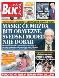 Blic - broj 8348, 26. maj 2020.