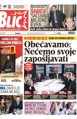 Blic - broj 6117, 22. feb 2014.