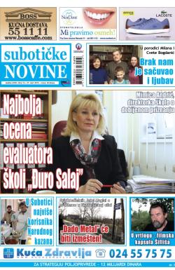 Nove Subotičke novine - broj 13, 27. mar 2015.