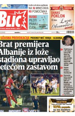 Blic - broj 6349, 15. okt 2014.