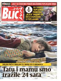 Blic - broj 6201, 20. maj 2014.