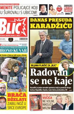 Blic - broj 6864, 24. mar 2016.