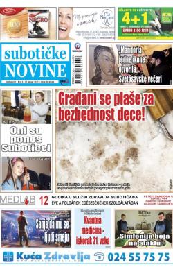 Nove Subotičke novine - broj 4, 27. jan 2017.