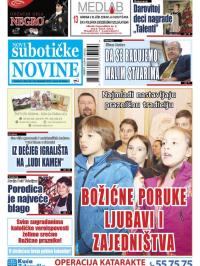 Nove Subotičke novine - broj 146, 20. dec 2019.