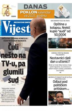 Vijesti - broj 8166, 30. dec 2020.