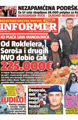 Informer - broj 2989, 17. feb 2022.