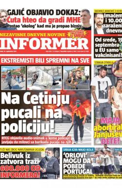 Informer - broj 2857, 10. sep 2021.