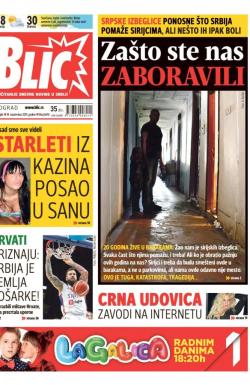 Blic - broj 6676, 14. sep 2015.