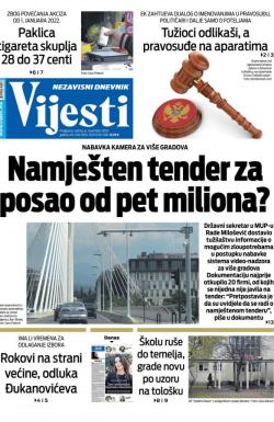 Vijesti - broj 8469, 6. nov 2021.